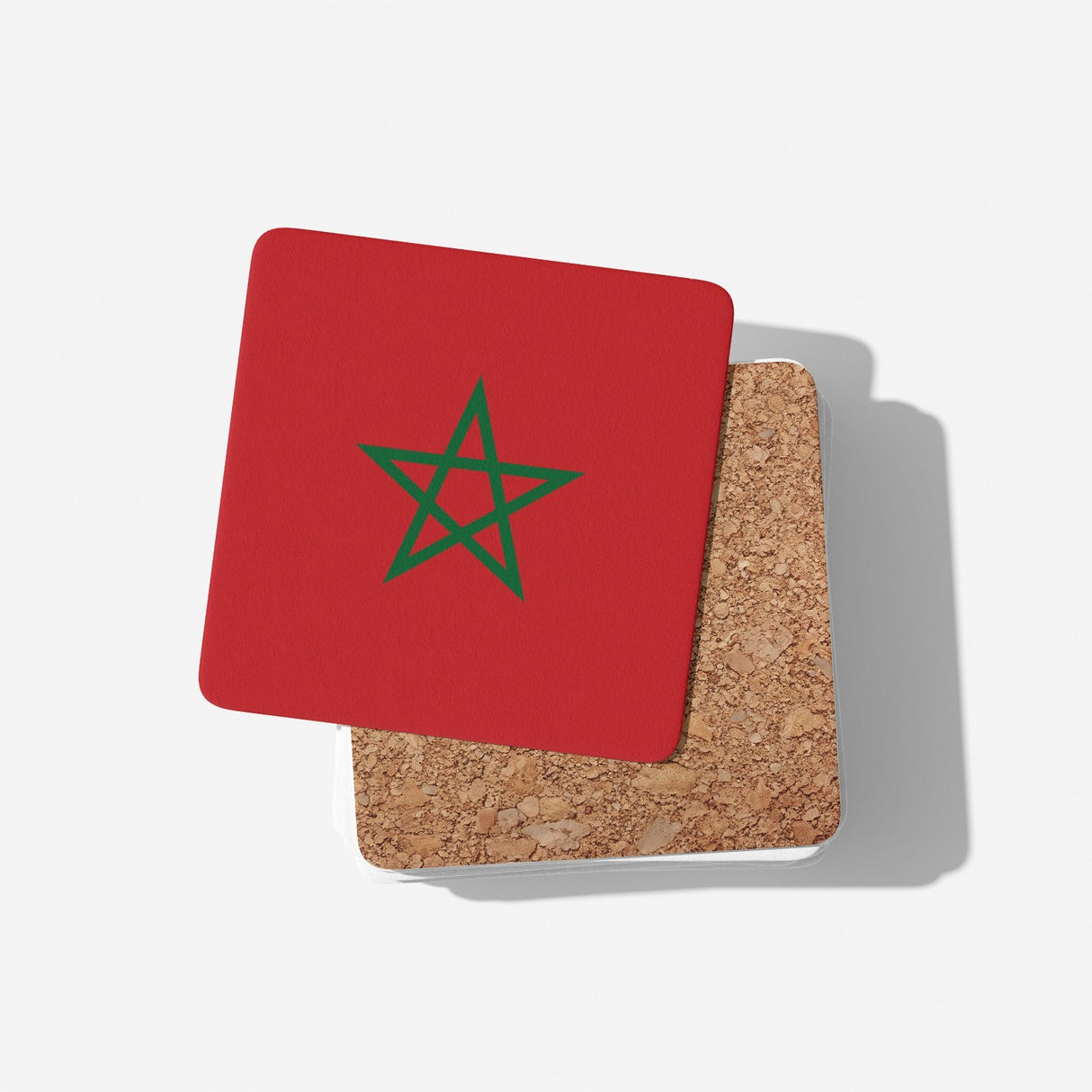 Morocco Flag Moroccan Design Coffee Tea Mug Cup Set Coaster Gift Him Her Custom