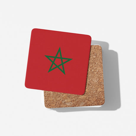 Morocco Flag Moroccan Design Coffee Tea Mug Cup Set Coaster Gift Him Her Custom