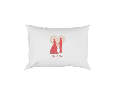 Couples Love Bride Groom Anniversary Soft Pillowcase Pillow Case Cover