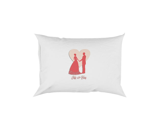 Couples Love Bride Groom Anniversary Soft Pillowcase Pillow Case Cover