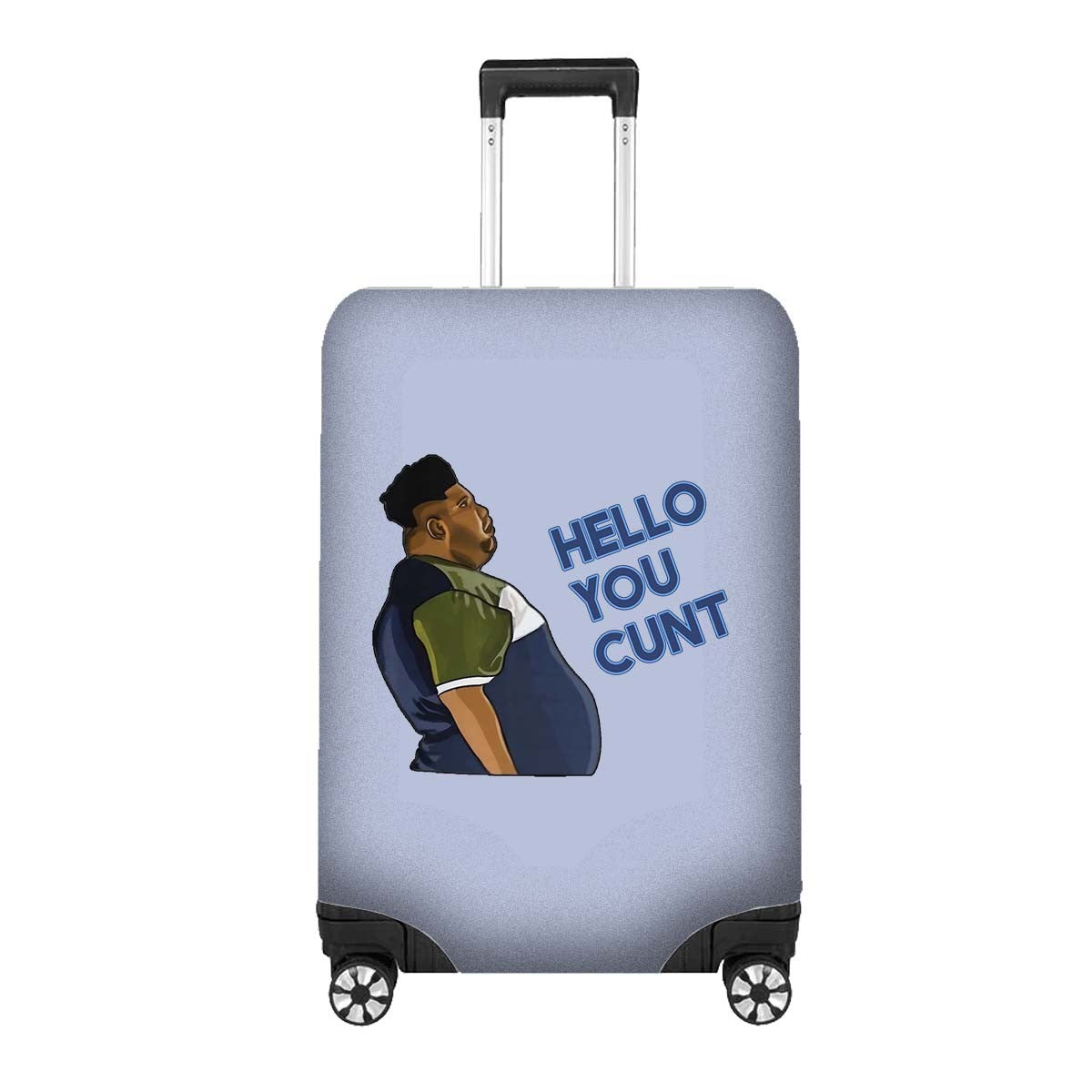 Harvey Hello You C*nt Luggage Cover Funny Travel Suitcase Protector Custom Gift