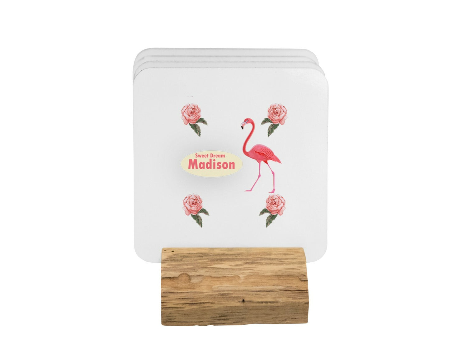 Flamingo Roses Pink Coffee Tea Mug 11oz Mug And Coaster Set Option