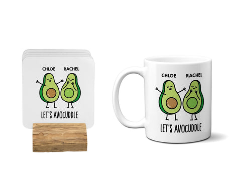 Avocuddle Avacado Funny Pun Joke Coffee Tea Mug Gift 11oz Ceramic Mug