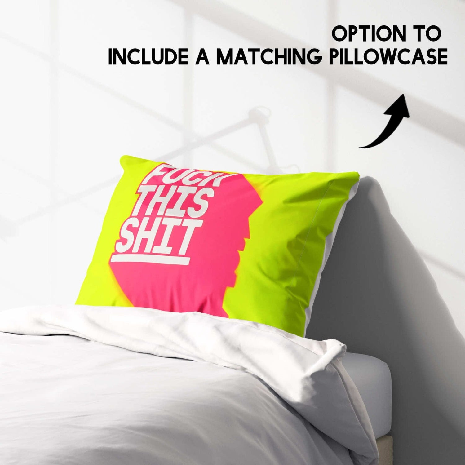 F*ck this Sh*t Rude Funny Custom Colour Soft Single Size Novelty Bed Duvet Cover