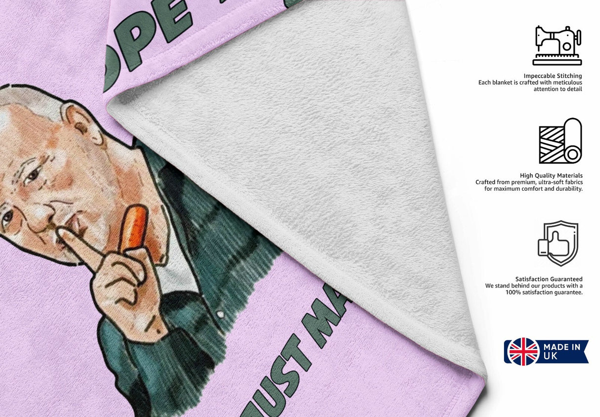 Your Birthday Is Going To Be Shhh Just Magic Bob Mortimer Custom Fleece Blanket