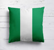 Nigeria Flag Nigerian Design Filled Square Cushion Decorative Throw Gift Size