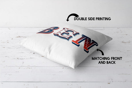 Personalised Vintage Ornament Retro Print Soft Square Filled Cushion Throw Decor