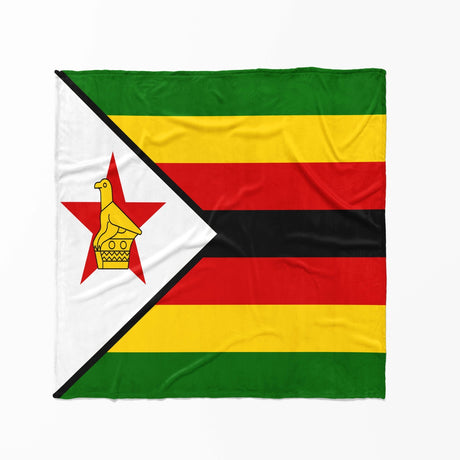 Zimbabwe Flag Patriotic Towel Highly Absorbent Beach Bath Sheet Soft Custom Gift