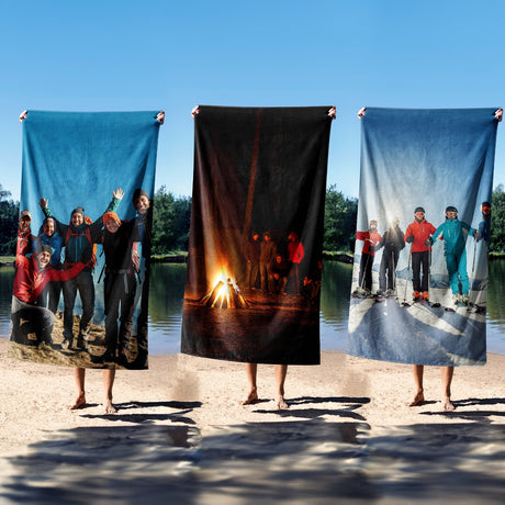 Upload Your Own Photo Personalised Custom Soft Absorbent Beach Bath Sheet Towel