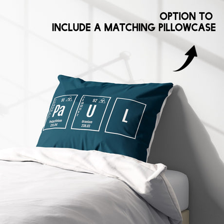 Personalised Science Chemical Periodic Soft Single Size Novelty Bed Duvet Cover