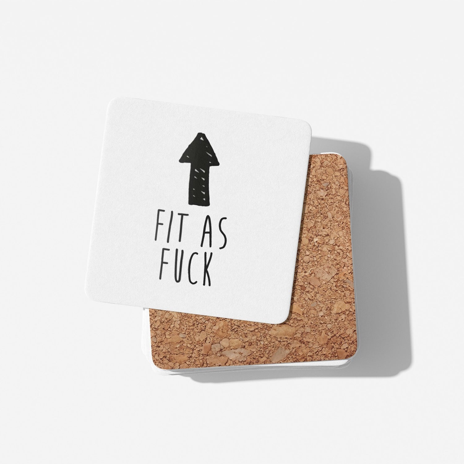 Fit As F*ck Rude Cheeky Funny Gift Coffee Tea Mug + Coaster Option For Him Her