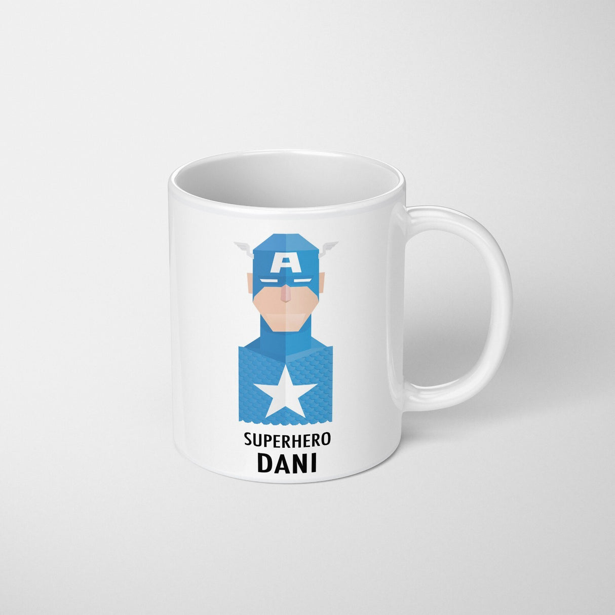 Superhero Personalised Name Kids Tea Coffee Drink Mug Gift Mug Set Coaster Cup