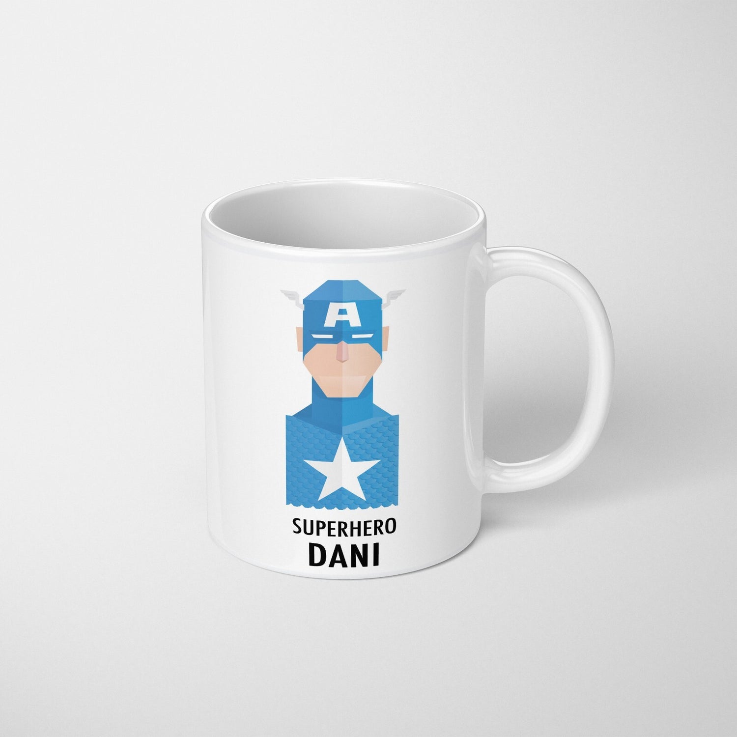 Superhero Personalised Name Kids Tea Coffee Drink Mug Gift Mug Set Coaster Cup