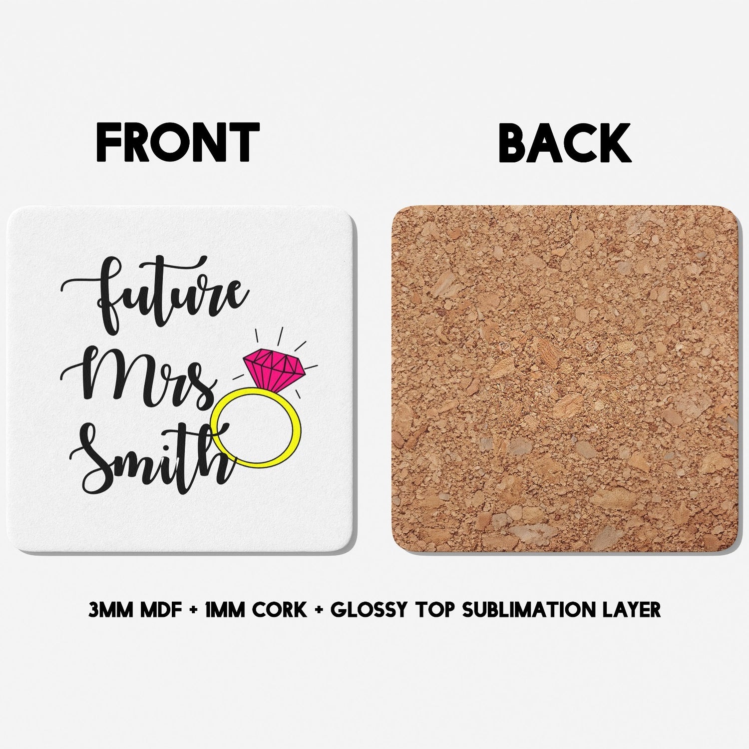 Future Mrs Fiancé Wife To Be Romantic Tea Coffee Mug Set Wedding Gift For Her