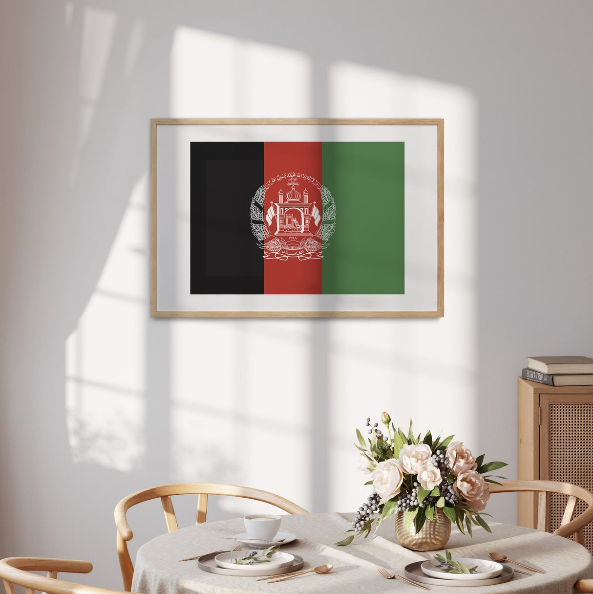 Afghanistan Flag Custom Wall Art Poster Picture Print Decor Patriotic Gift Home