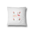 Flamingo Roses Pink Filled Cushion Bedroom Decoration