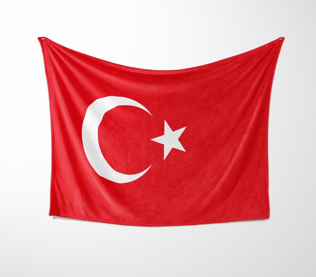 Turkey Flag Turkish Fleece Blanket Home Decor Throw Gift Cosy Custom Made Soft