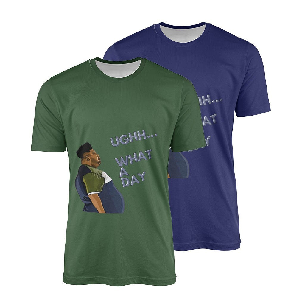 Personalised Harvey What A Day All-Over Printed T-Shirt Choose Colour Unisex