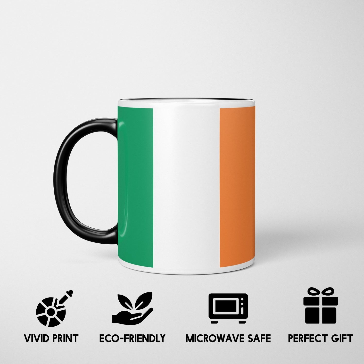 Ireland Flag Irish Gift Heat Sensitive Magic Colour Changing Mug Novelty Cup