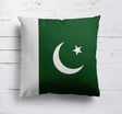 Pakistan Flag - Custom Soft Square Filled Cushion Decorative Throw Various Size