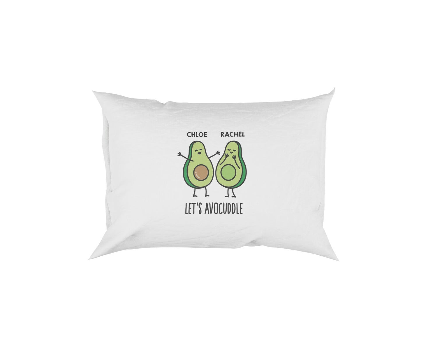 Avocuddle Avacado Funny Pun Joke Soft Pillowcase Pillow Case Cover
