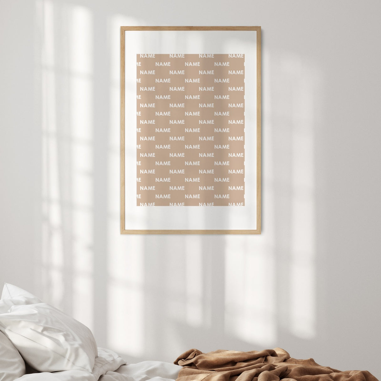 Custom Any Name Text Font Colour Wall Art Kids Poster Personalised Print Decor