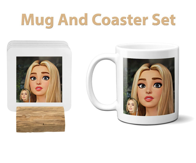 Personalise Yourself Cartoon Character Coffee 11oz Ceramic Mug