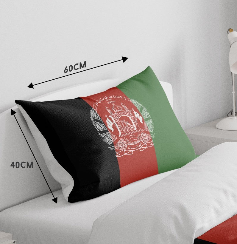 Afghanistan Flag Cot Bed Duvet Cover Toddler Pillowcase Design Gift Custom Cosy