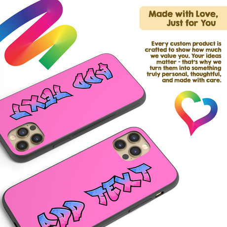 Urban Graffiti Name Personalised Custom Gift Cover - Printed iPhone Black Case