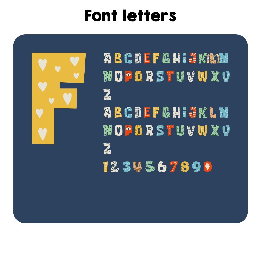 Personalised Kids Alphabet Onyx Print Soft Square Filled Cushion Throw Decor