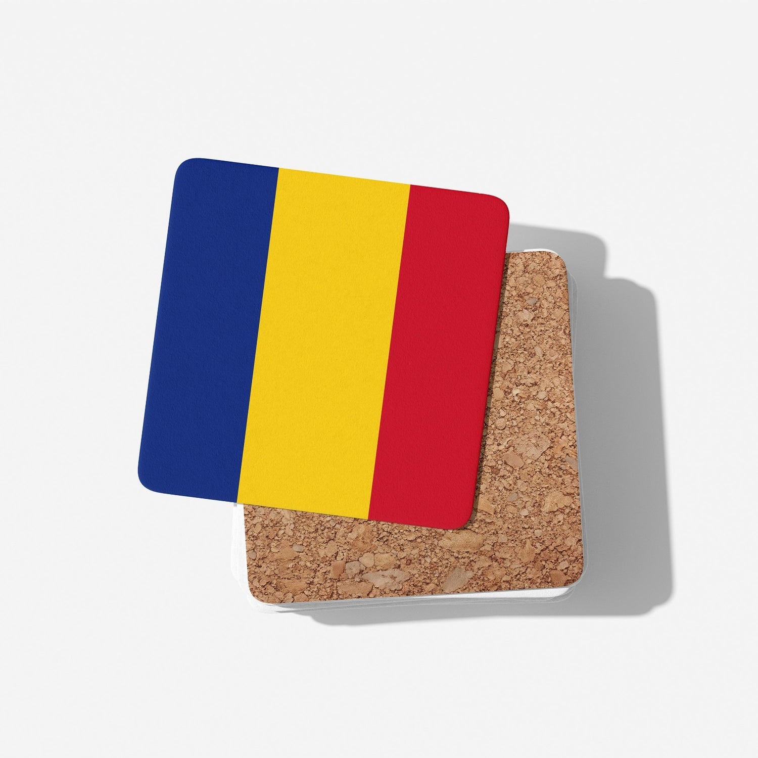 Romania Flag Design Patriotic Coffee Tea Mug Cup Set Coaster Gift Him Her Custom