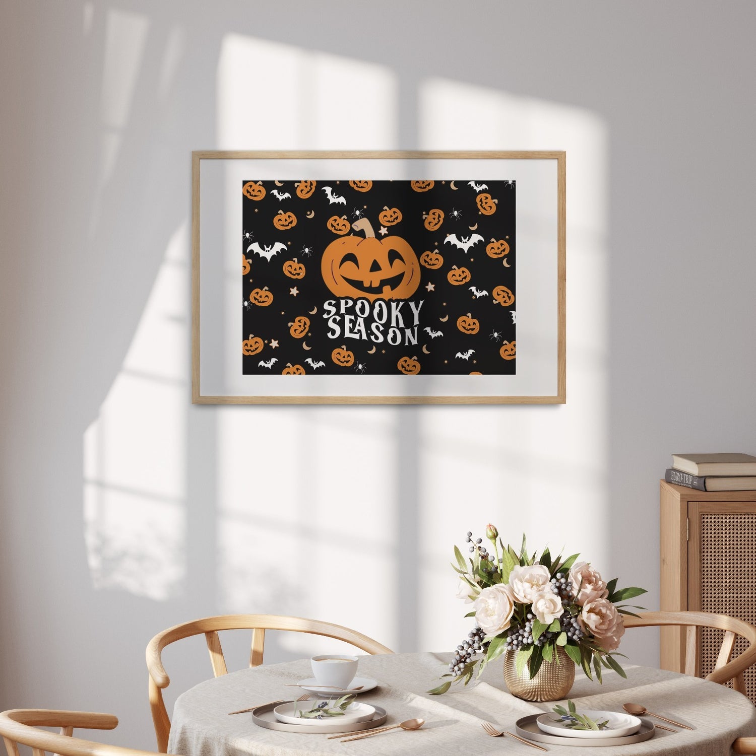 Halloween Spooky Season Pumpkin Custom Wall Art Poster Picture Print Decor Gift