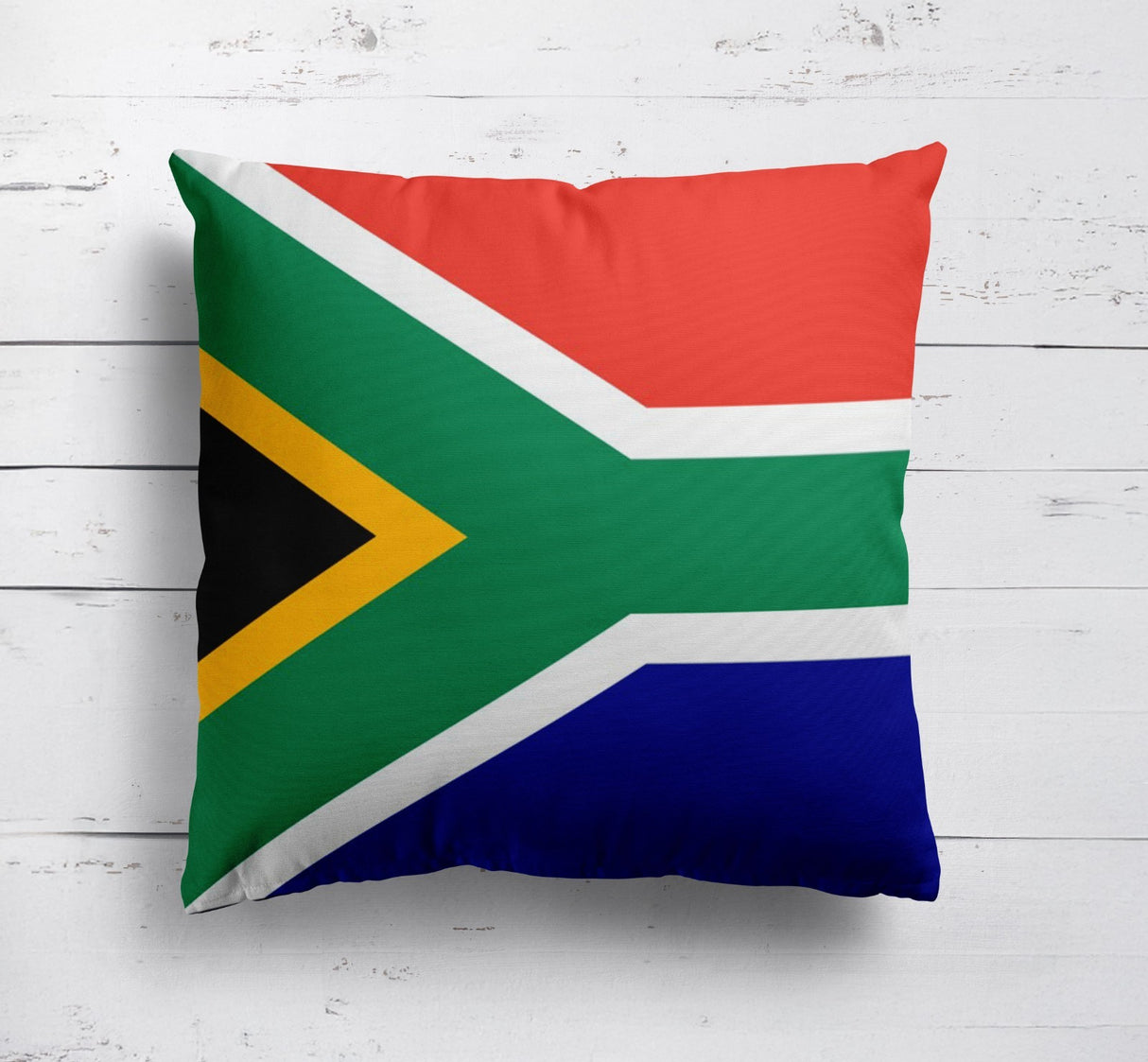 South Africa Flag SA Design Filled Square Cushion Decorative Throw Gift Any Size