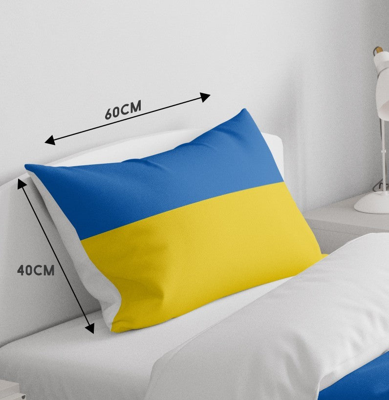 Ukraine Flag Design Cot Bed - Duvet Cover Toddler Pillowcase Cosy Gift Custom