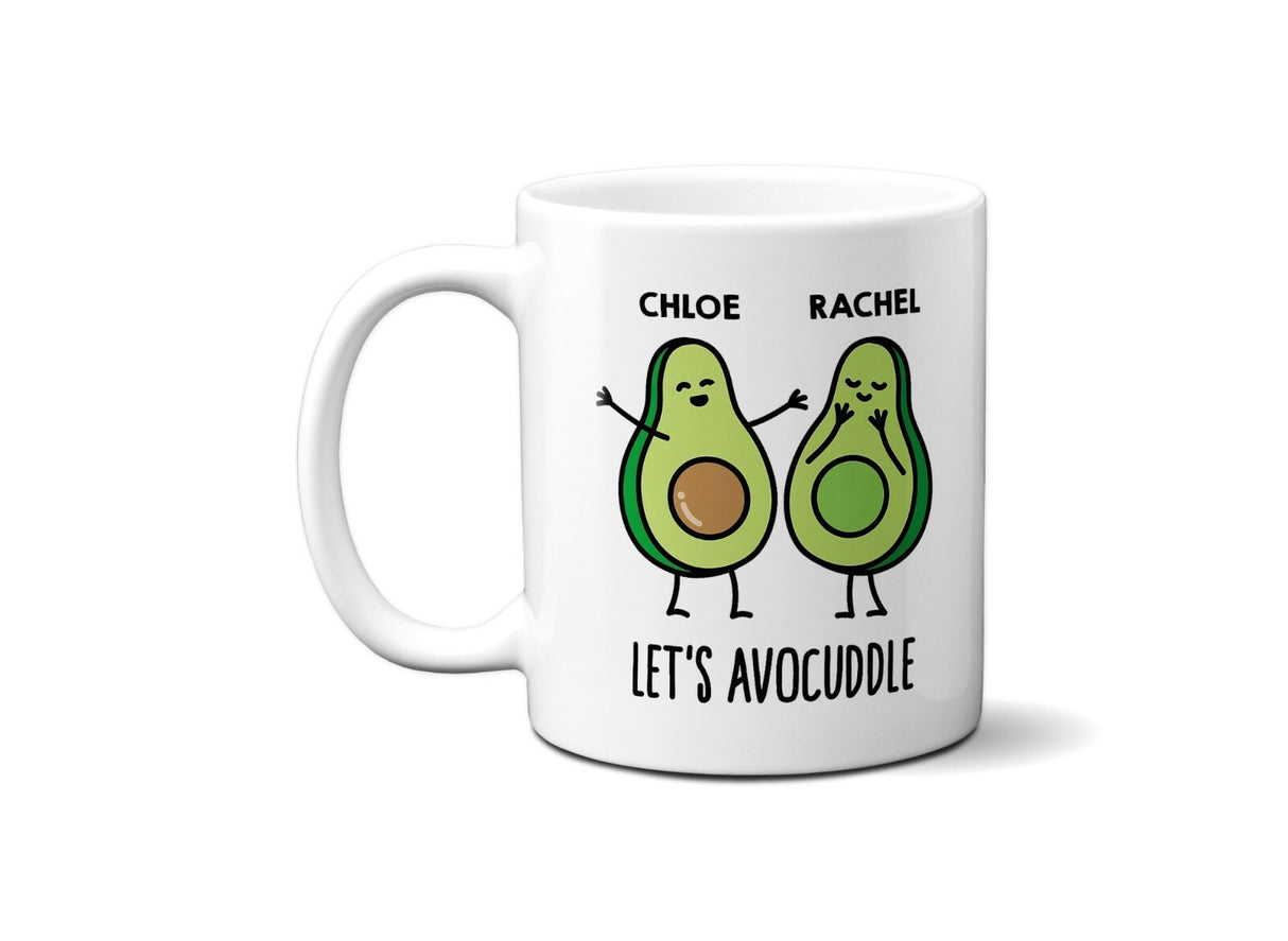 Avocuddle Avacado Funny Pun Joke Coffee Tea Mug Gift 11oz Ceramic Mug