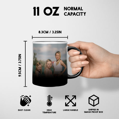 Personalised Upload Your Own Photos Heat Sensitive Magic Colour Changing Mug Cup