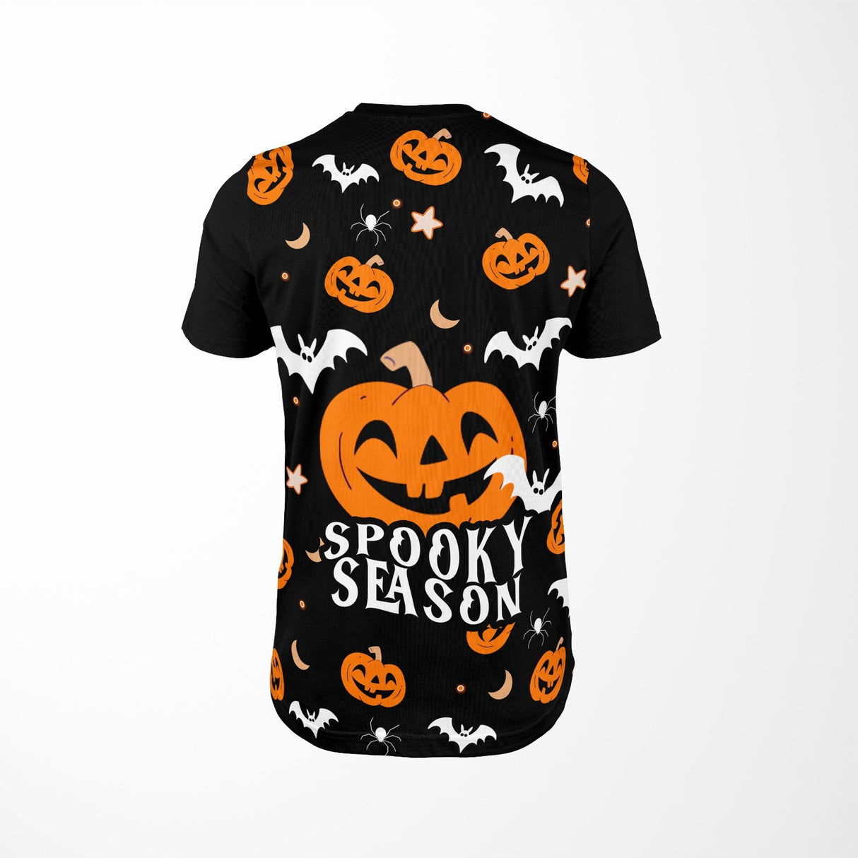 Halloween Spooky Season Bats Custom All-Over Printed T-Shirt Colour Unisex Gift