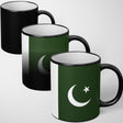 Pakistan Flag Design - Gift Heat Sensitive Magic Colour Changing Mug Novelty Cup