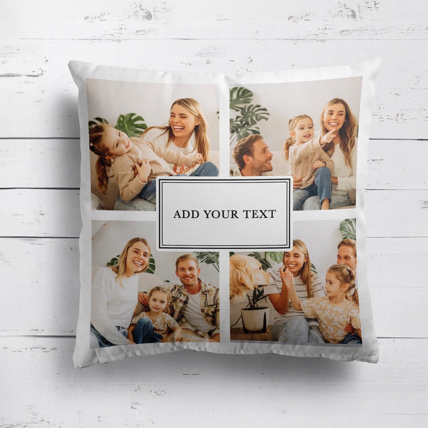 Personalised Photo Upload Picture Memory Cushion Text Option Pillow Decor Gift