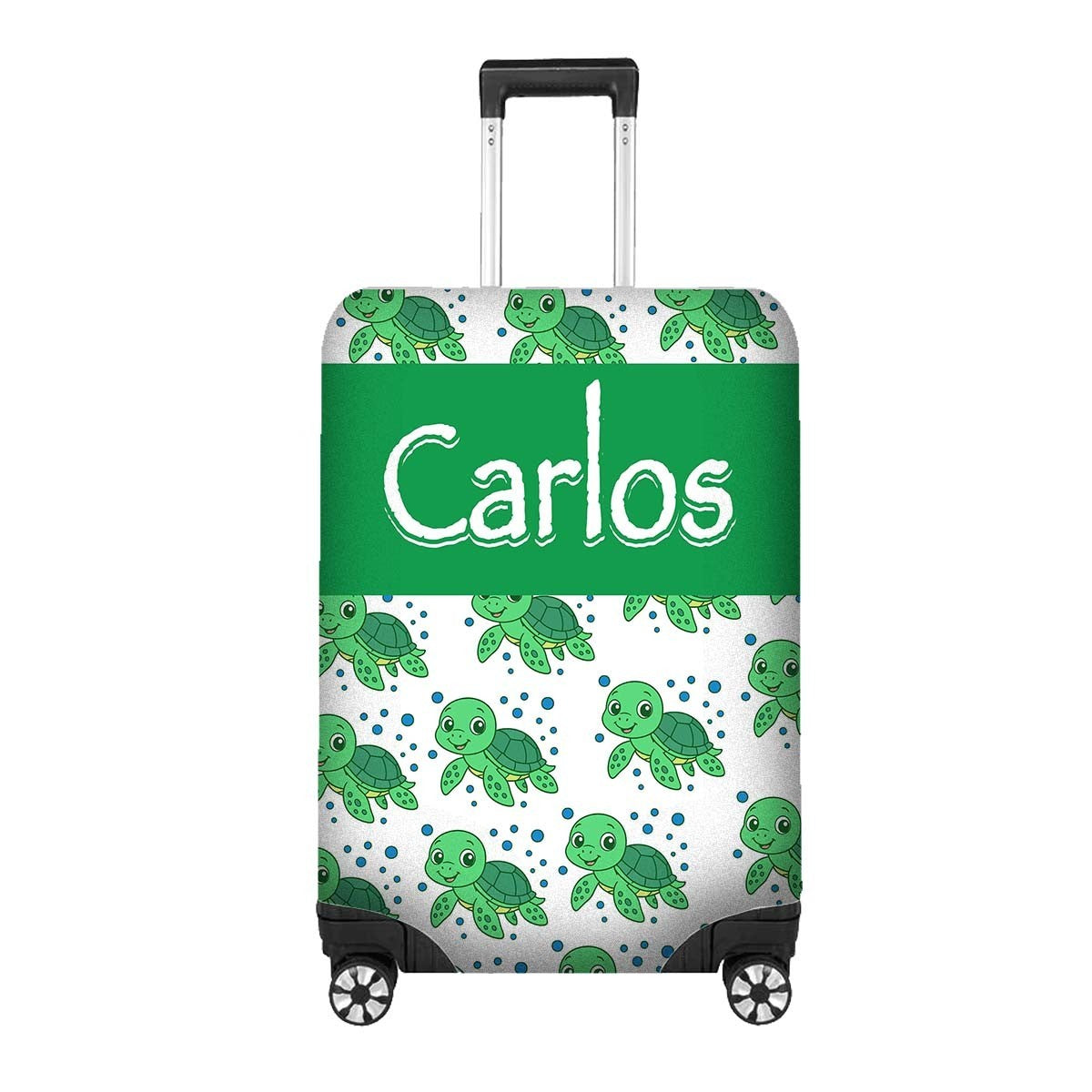 Baby Turtle Name Cute Animal Custom Luggage Cover Personalise Suitcase Protector