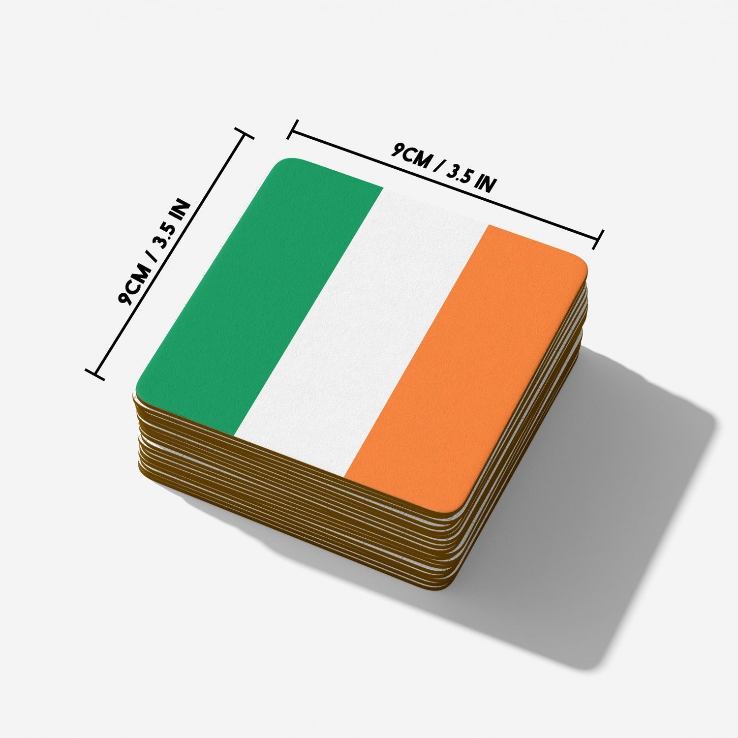 Ireland Flag Irish Novelty Custom Printed Coffee Tea Mug Coaster Gift Him Her