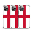 England Flag St George's Cross Custom Printed iPhone Case - Black TPU Cover
