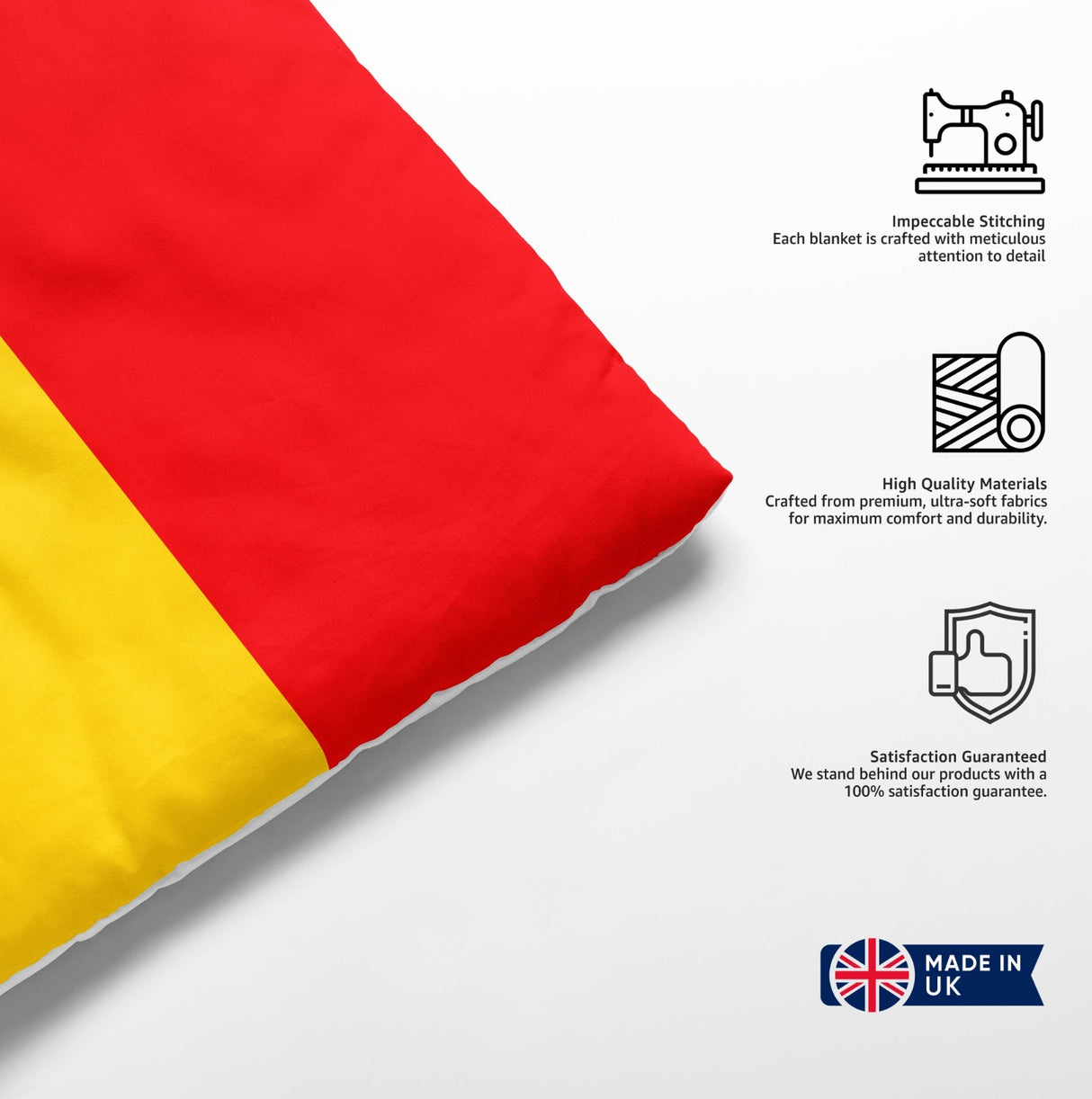Romania Flag Design Cot Bed - Duvet Cover Toddler Pillowcase Gift Custom Cosy