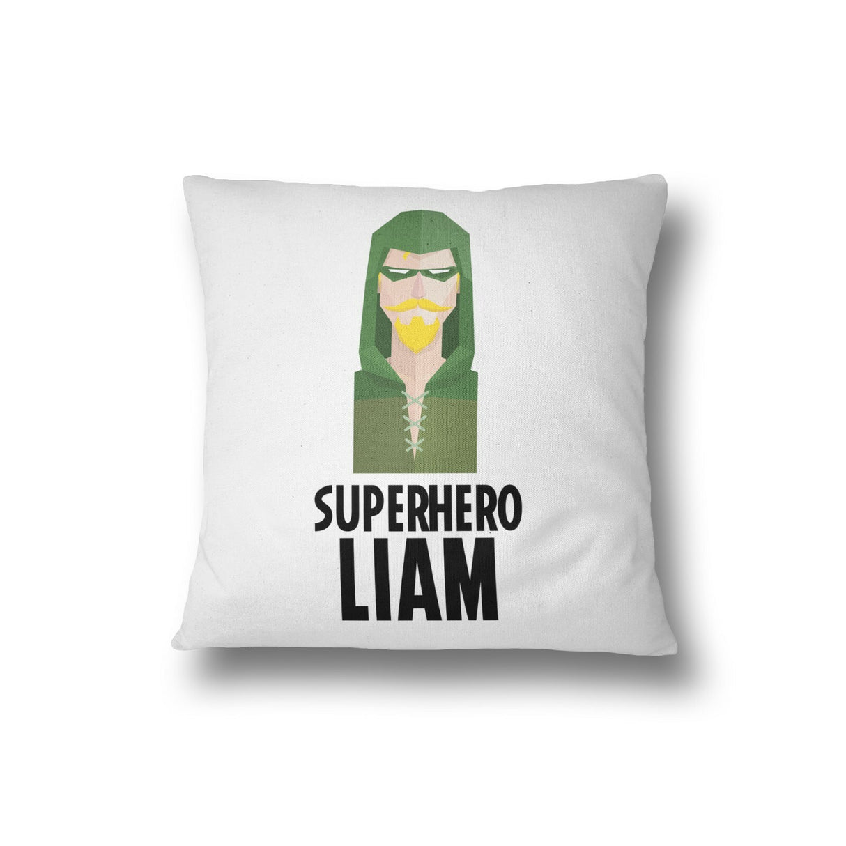 Superhero Personalised Name Kids Boys Soft Filled Cushion Bedroom Decoration