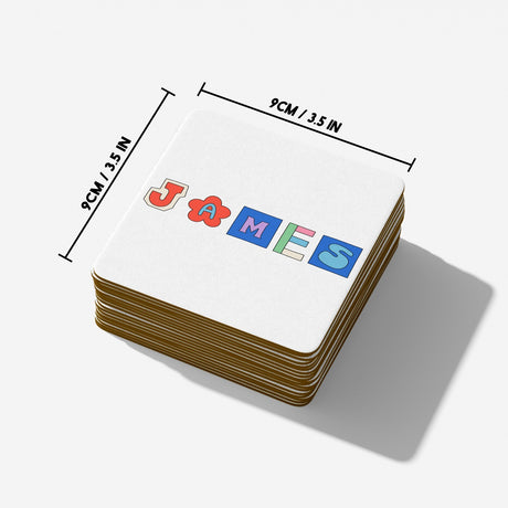 Personalised Ransom Note Joke Novelty Print Coffee Tea Mug Coaster Gift Him Her