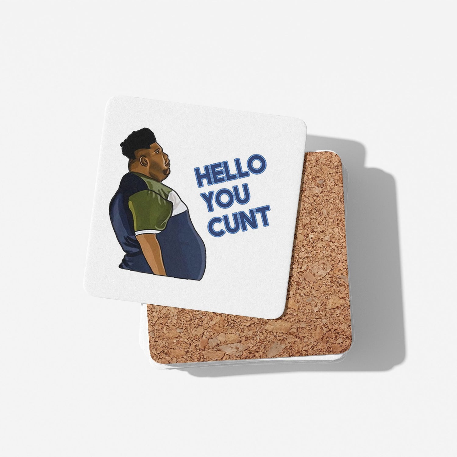Harvey Hello You C*nt Rude Cheeky Gift Coffee Tea Mug + Coaster Option Him/Her