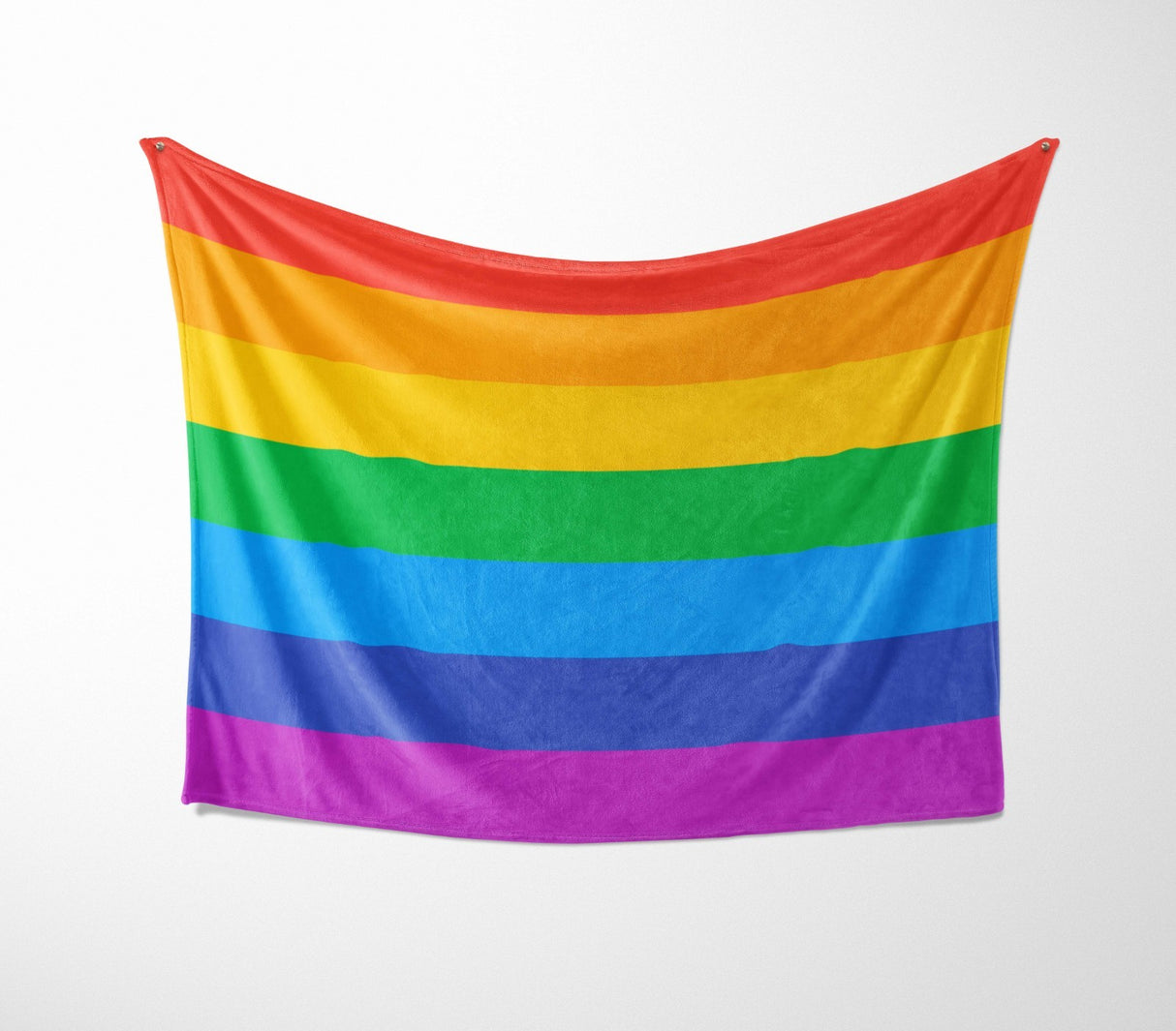 LGBTQ+ Pride Flag Fleece Blanket Home Decor Throw Gift Custom Made Soft Warm