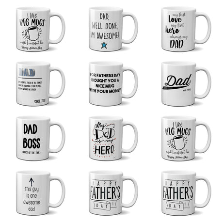 Personalised Fathers Day Dad Novelty Funny Comic Coffee Mug Gift 11oz Ceramic