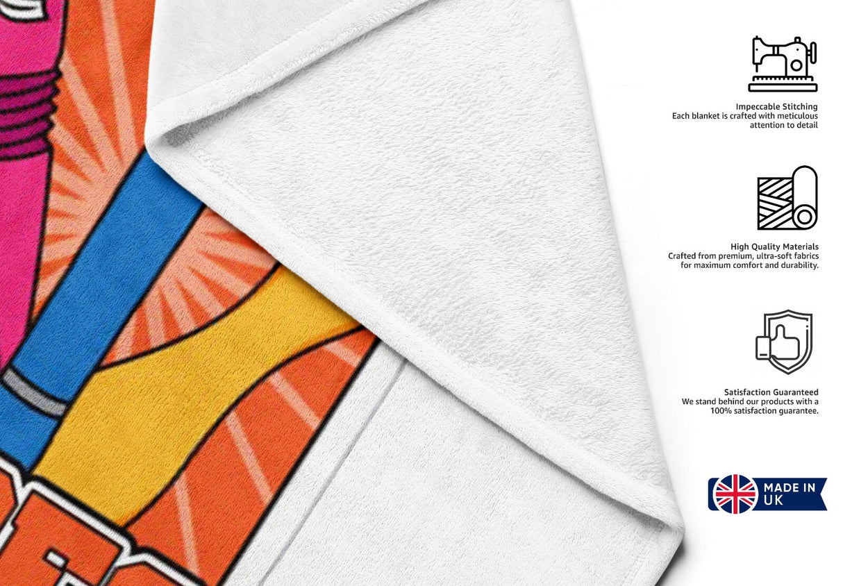 Happy Vibes Rude Funny Custom Any Colour Novelty Beach Hand Bath Sheet Towel