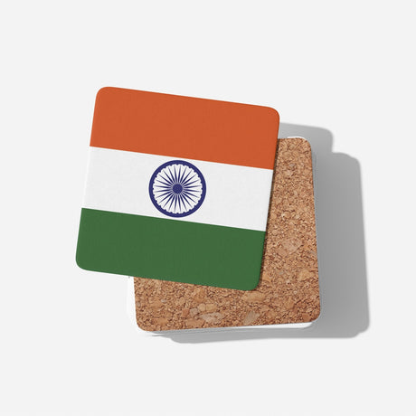 Indian Flag India Custom Printed Coffee Tea Mug Cup Set Coaster Gift Him Her